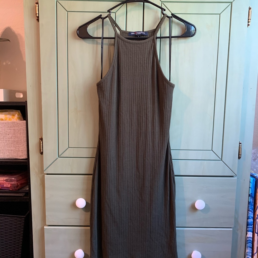 Green Halter Dress Size Small